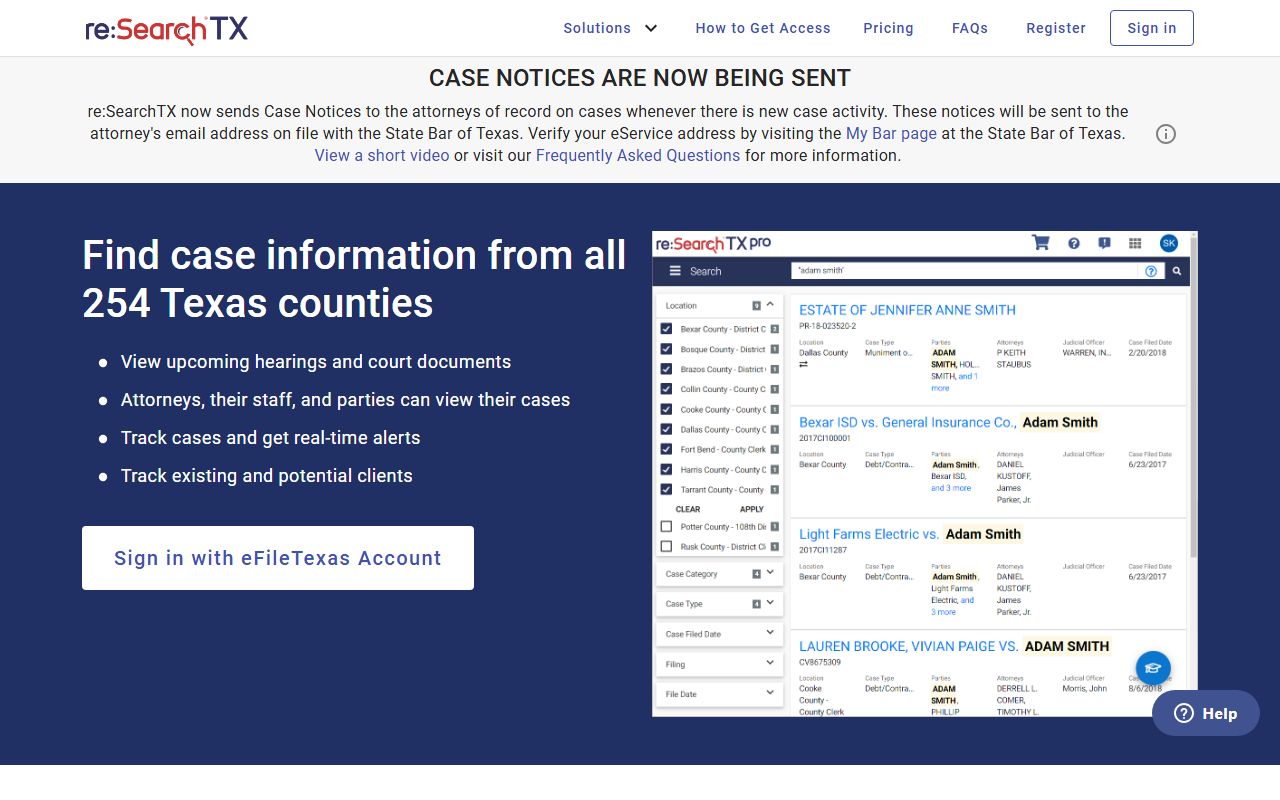 Crosby County court records after arrest search on re:SearchTX
